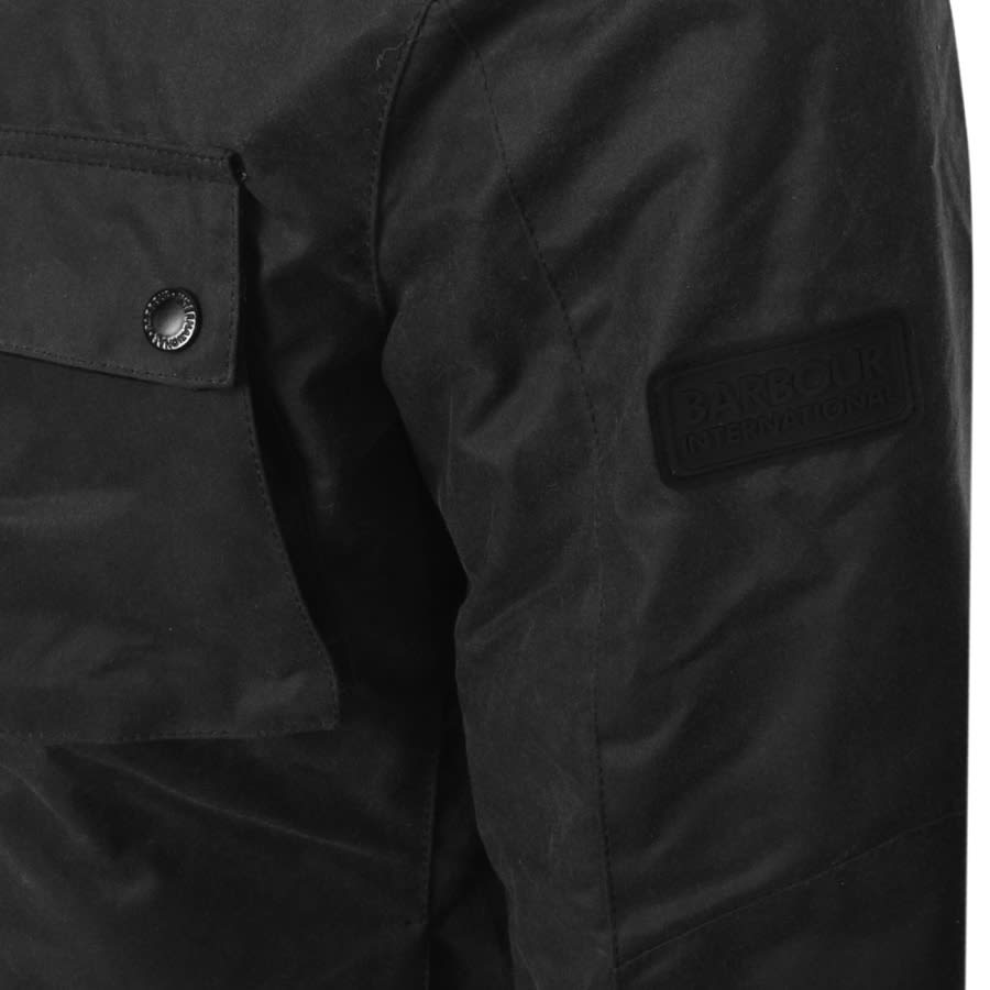 Alternative Image for ProductBarbour International Seton Wax Jacket Grey3